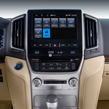 Мультимедийный навигационный блок Carsys для Toyota Land Cruiser 200 (2015-2020)