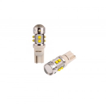 Светодиодные лампы Optima Premium W5W, W16W (T10) CREE-XBD 50W белые