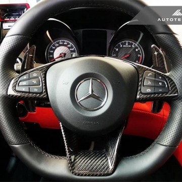 Карбоновые подрулевые переключатели АКПП AutoTecknic для Mercedes-Benz