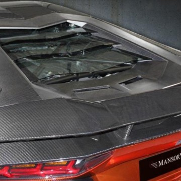 Карбоновая крышка двигателя Mansory Style 2 для Lamborghini Aventador