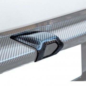 Карбоновая крышка камеры заднего вида на диффузор Novitec Style для Lamborghini Huracan