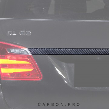Карбоновая накладка на багажник над номером 63 AMG Style для Mercedes-Benz GL-class X166