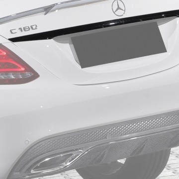 Карбоновая накладка на багажник над номером AMG Style для Mercedes-Benz C-class W205