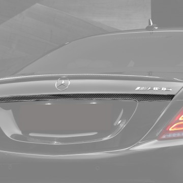 Карбоновая накладка на багажник над номером S63 AMG Style restyling для Mercedes-Benz S-class W222