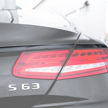 Карбоновая накладка над фонарями 63 AMG Style для Mercedes-Benz S-class Coupe C217