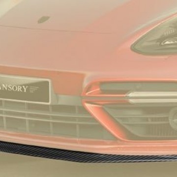 Карбоновая передняя губа с боковыми клапанами Mansory Style для Porsche Panamera