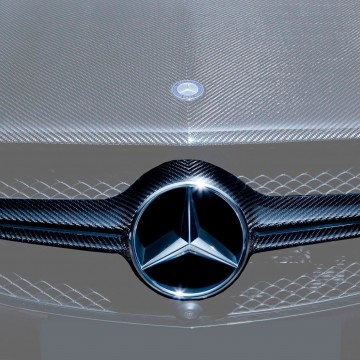 Карбоновая решетка радиатора 63 AMG Style для Mercedes-Benz GLE-class W166