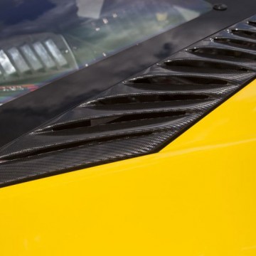 Карбоновые накладки боковой вентиляции двигателя верхние для Ferrari 458 Speciale