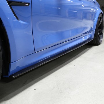 Карбоновые накладки под пороги для BMW M3