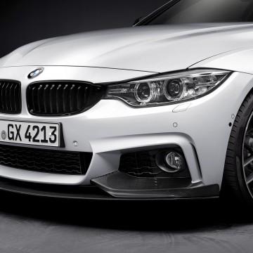 Карбоновые реснички на передние фары Performance Style для BMW 4 series