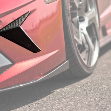Карбоновые уголки на передний бампер Mansory Style 2 для Lamborghini Aventador