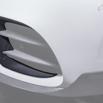 Карбоновые вставки в передний бампер AMG Style для Mercedes-Benz E-class W213 Sport Package