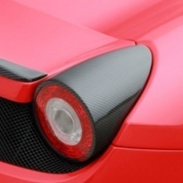 Карбоновый чехол на задние фонари для Ferrari 458 Italia