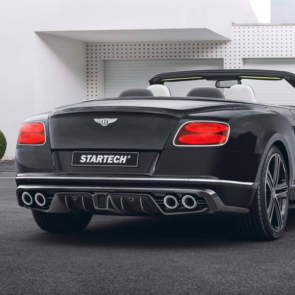 Карбоновый диффузор заднего бампера Startech Style для Bentley Continental