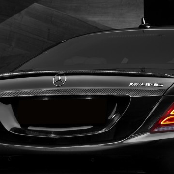 Карбоновый спойлер на багажник S63 AMG Style restyling для Mercedes-Benz S-class W222