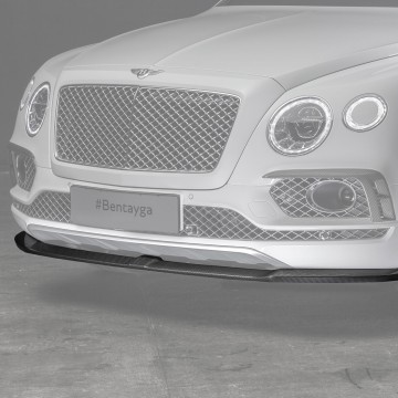 Карбоновый спойлер переднего бампера для Bentley Bentayga Копия