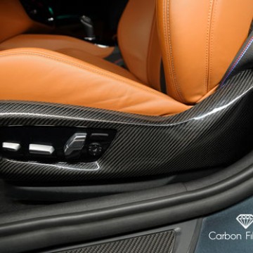 Карбоновые боковые накладки для сидений CF-Art для BMW X5M F95, X6M F96
