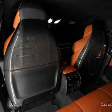 Карбоновые накладки на спинки сидений CF-Art для BMW X5M F95, X6M F96