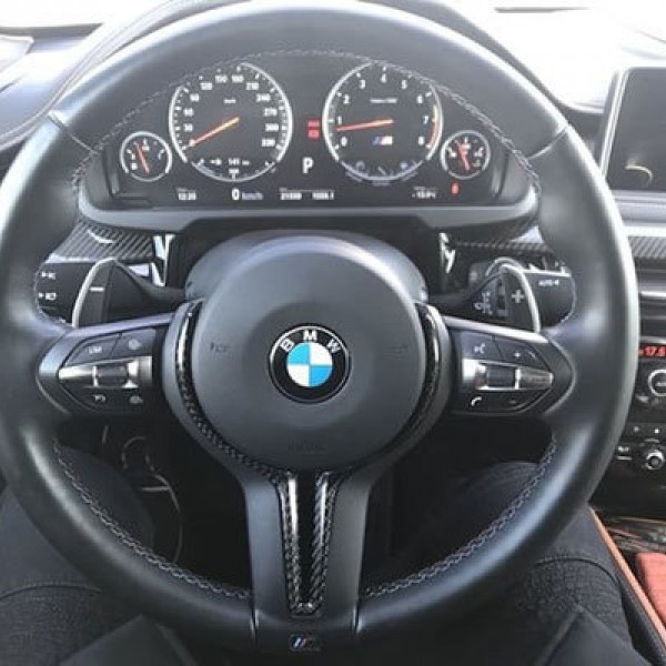 Карбоновая вставка в М руль для BMW X6 F16