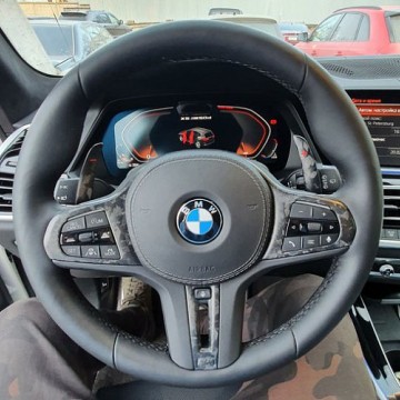 Карбоновые вставки в руль CF-Art для BMW X5 G05, X5 M F95, X6 G06, X6 M F96, X7 G07