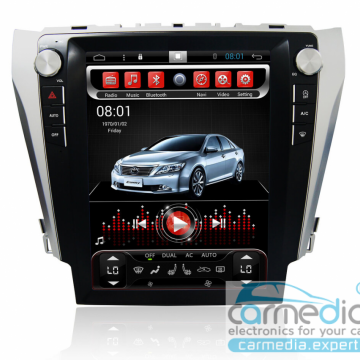 Штатное головное устройство Carmedia SP-12103-S9-DSP-4G Tesla-Style для Toyota Camry