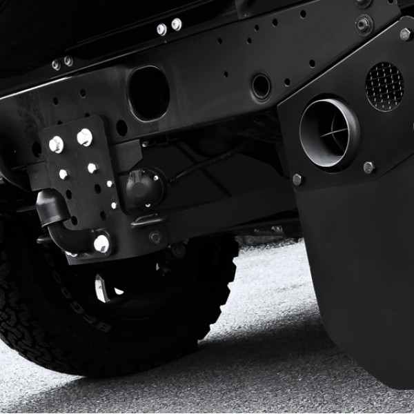 Брызговики системы выхлопа Kahn Design для Land Rover Defender
